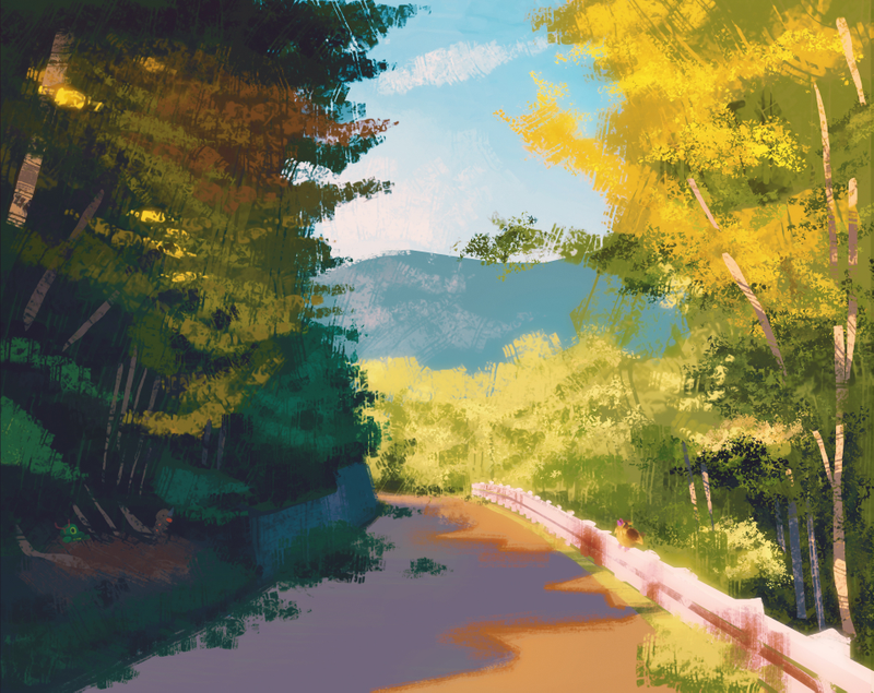 Illustration for article titled Beautiful Paintings Of Pokemon's Kanto Region